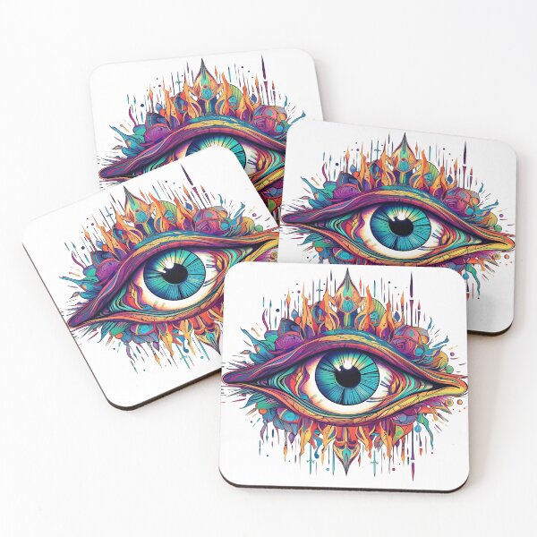 Item preview, Psychedelic Eye / Spiritual / Third Eye / Vibrant designed and sold by TripStudios2023.