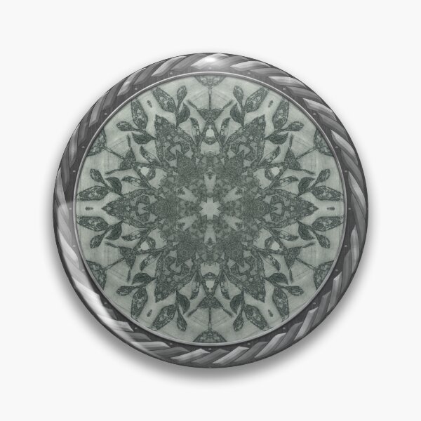 Item preview, Kaleidoscope Orchid Silhouette in Celtic Circle Frame 18 designed and sold by Swabcraft.