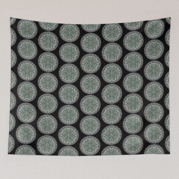 Item preview, Kaleidoscope Orchid Silhouette in Celtic Circle Frame 18 designed and sold by Swabcraft.