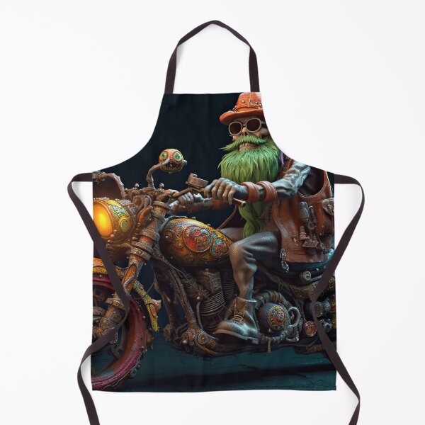 Item preview, Green Bearded Bad Ass Biker designed and sold by Diego Re.