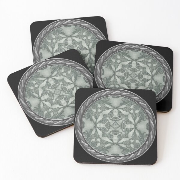Item preview, Kaleidoscope Orchid Silhouette in Celtic Circle Frame 20 designed and sold by Swabcraft.