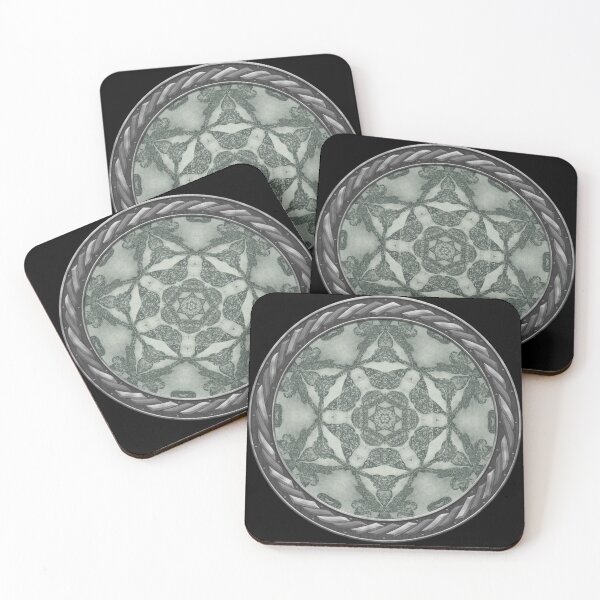 Item preview, Kaleidoscope Orchid Silhouette in Celtic Circle Frame 21 designed and sold by Swabcraft.