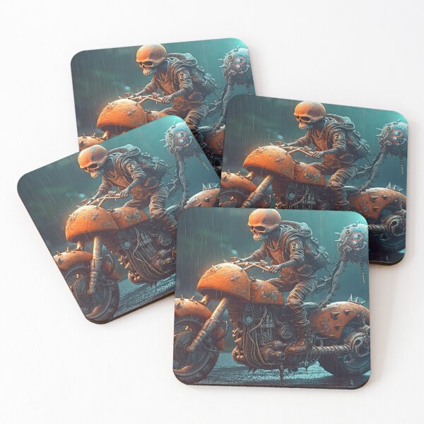 Item preview, Bad Ass Biker On His Orange Bike designed and sold by Diego Re.