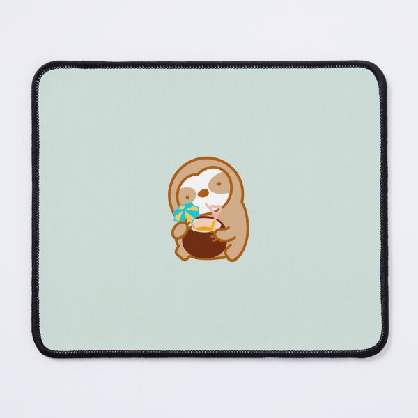 Item preview, Cute Summer Coconut Drink Sloth designed and sold by theslothinme.