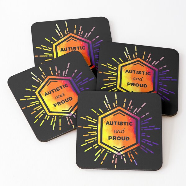 Item preview, Autistic and proud (watercolor, solid) designed and sold by yulia-rb.