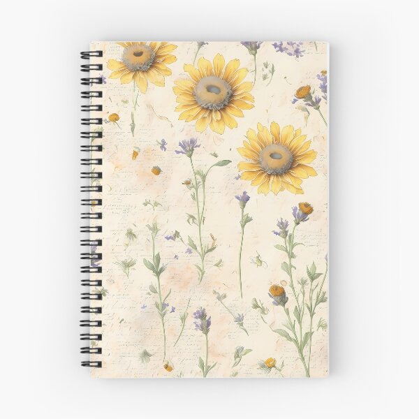 Item preview,  calendula, chamomile & lavander flowers pattern designed and sold by basitcv.