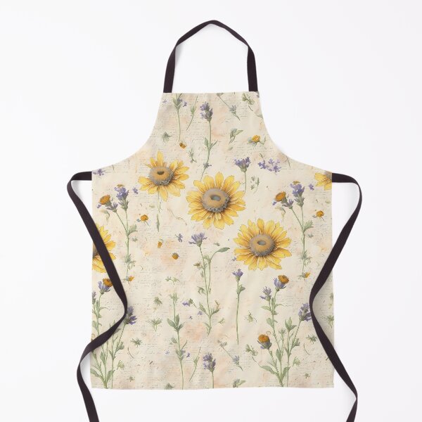 Item preview,  calendula, chamomile & lavander flowers pattern designed and sold by basitcv.