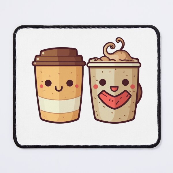 Item preview, Cute Coffee Stickers Kawaii PNG designed and sold by SuccessSK.