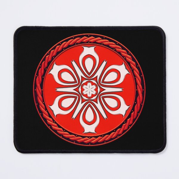 Item preview, Kaleidoscope Red Sigil in Celtic Circle Frame 1 designed and sold by Swabcraft.