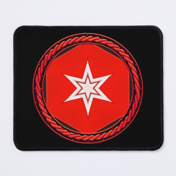 Item preview, Kaleidoscope Red Sigil in Celtic Circle Frame 2 designed and sold by Swabcraft.
