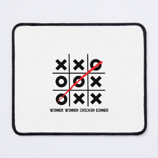 Item preview, Winner Winner Chicken Dinner Naughts and Crosses designed and sold by mkzmerch.