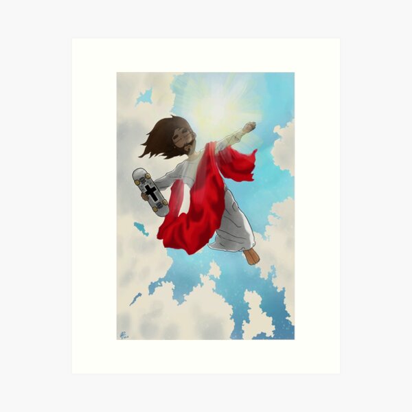 Steezuz Christ Art Print