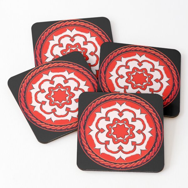 Item preview, Kaleidoscope Red Sigil in Celtic Circle Frame 7 designed and sold by Swabcraft.