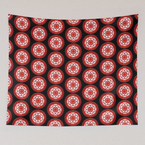 Item preview, Kaleidoscope Red Sigil in Celtic Circle Frame 7 designed and sold by Swabcraft.