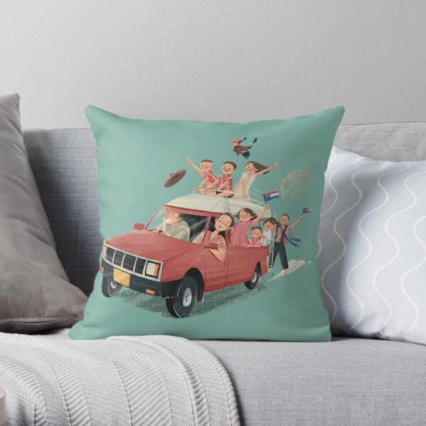 Go home!! Throw Pillow