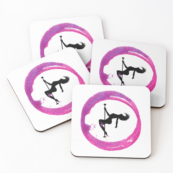 Item preview, Pink Circle - Poledance art designed and sold by LifeSimpliCity.