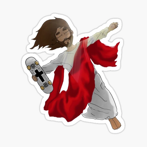 Steezus Christ Sticker Sticker