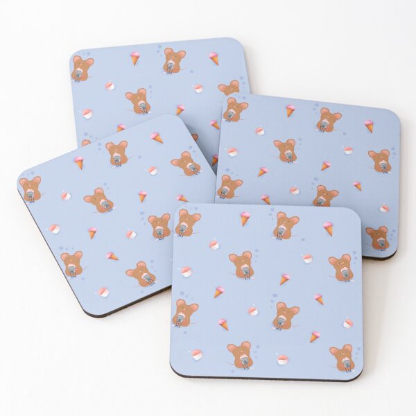 Item preview, Sesame and the Sweet Ice Cream Treats - Seamless Pattern, Light Purple designed and sold by mwkairos.