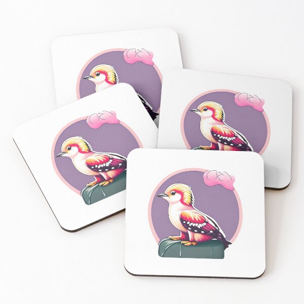 Item preview, Kawaii Bird in the Clouds designed and sold by SunobStickers.