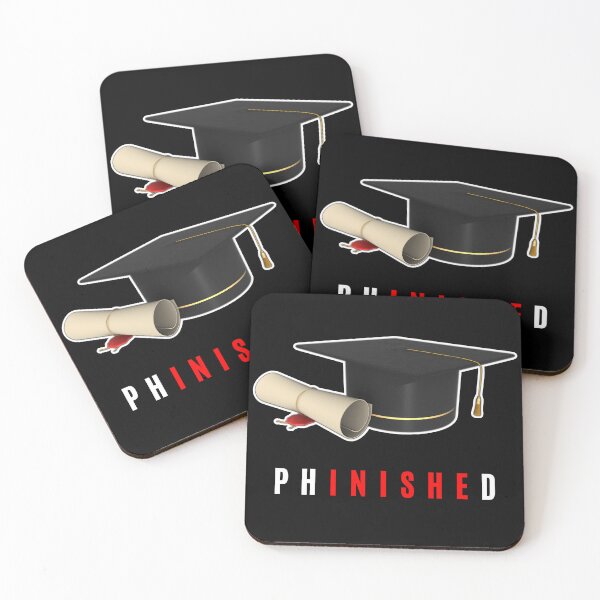 Item preview, Classic PhD graduation design funny with diploma and black hat designed and sold by Lady-Frost.