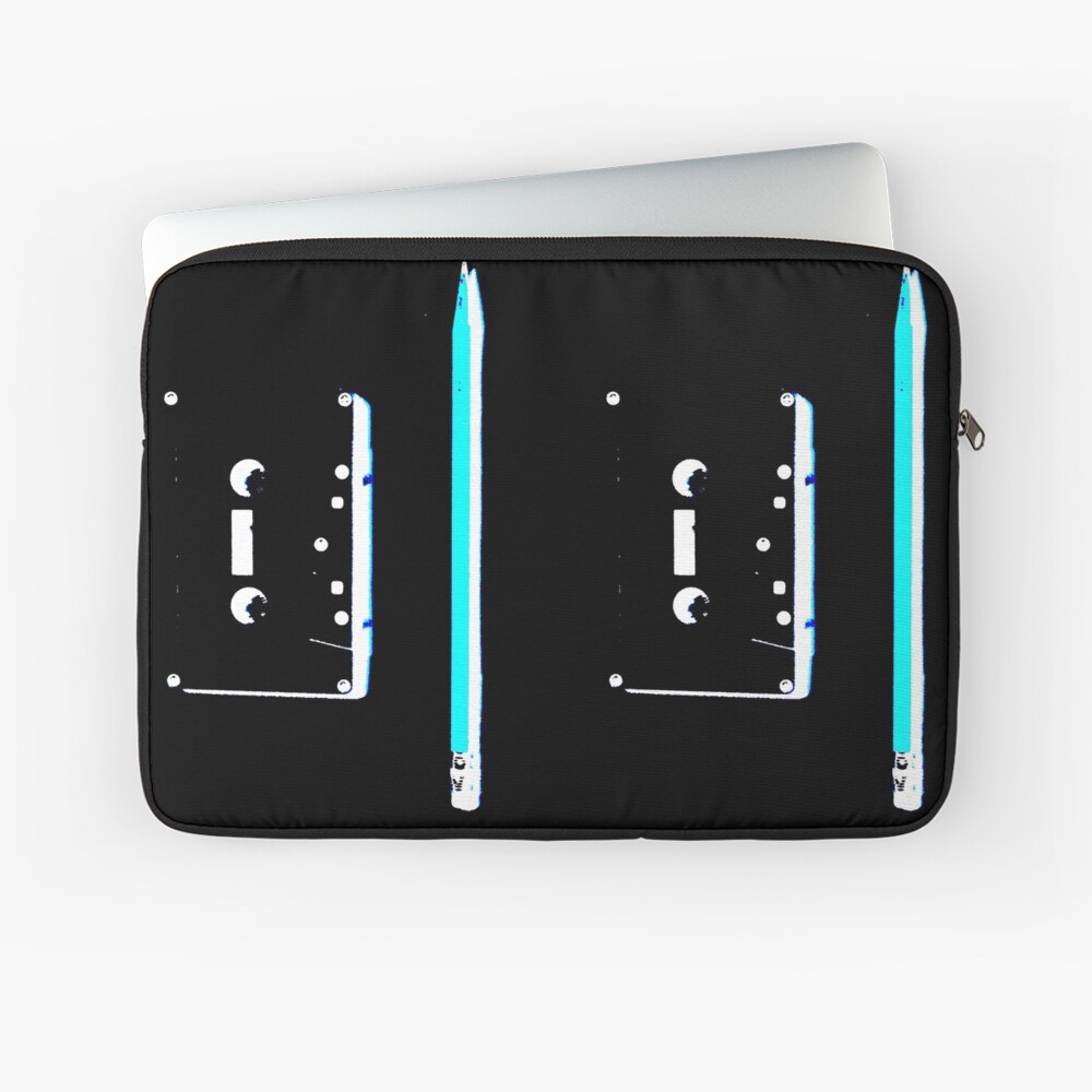 tape and pencil 80s vaporwave Laptop Sleeve