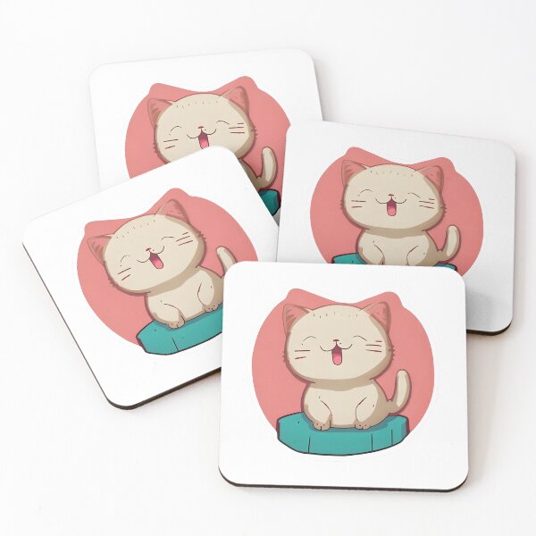 Item preview, Smiling & Happy Cat designed and sold by SunobStickers.