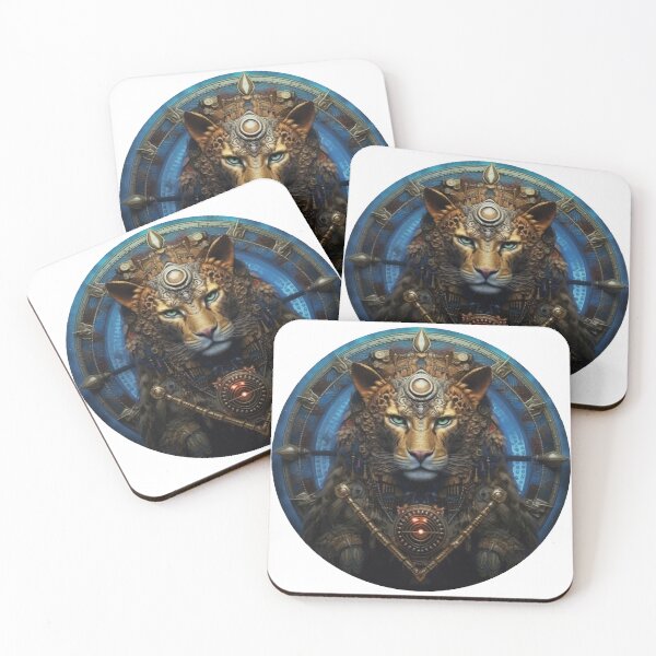Item preview, Mystic Big Cat Shaman Mandala designed and sold by MotoringZen.