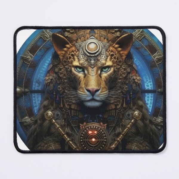 Item preview, Mystic Big Cat Shaman Mandala designed and sold by MotoringZen.