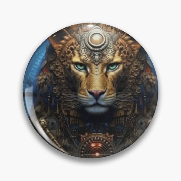 Item preview, Mystic Big Cat Shaman Mandala designed and sold by MotoringZen.