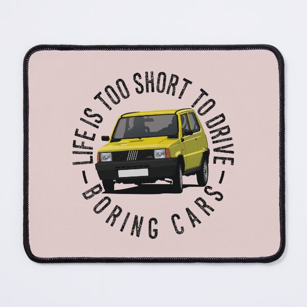 Item preview, Life is too short to drive boring cars -  Panda in yellow designed and sold by knappidesign.