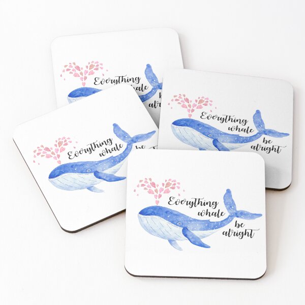 Item preview, Everything whale be alright designed and sold by ApricotBlossom.