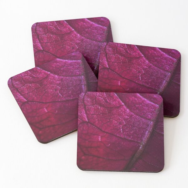 Item preview, DEEP PINK VEINS - a macro photo of a pink Bougainvillea leaf designed and sold by OZKURO.
