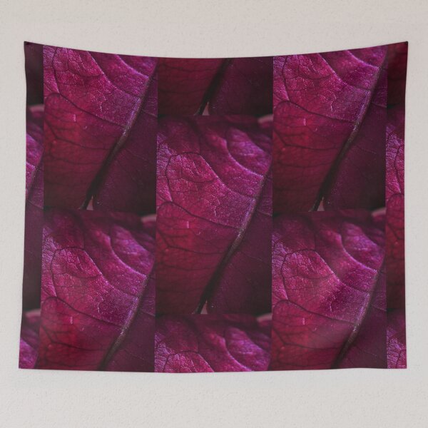 Item preview, DEEP PINK VEINS - a macro photo of a pink Bougainvillea leaf designed and sold by OZKURO.