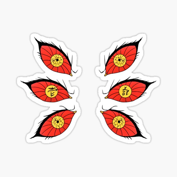 Item preview, Mesmerizing Crimson: The Enigmatic Eyes of Kokushibo designed and sold by Weaboowares.