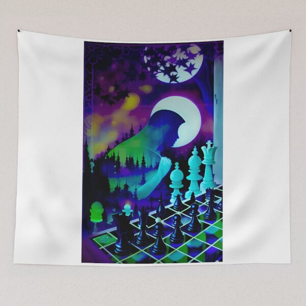 Item preview, Playing Chess with the Night designed and sold by NanaB-Art.