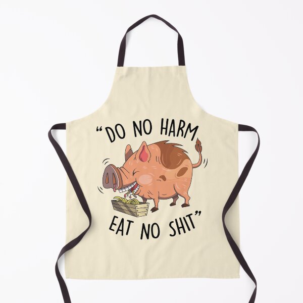 Item preview, Do No Harm Eat No Shit Piggy designed and sold by chillaxcats.