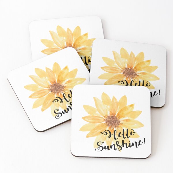Item preview, Hello Sunshine Watercolor Sunflower designed and sold by ApricotBlossom.