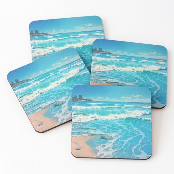 Item preview, "Black Storm over Pink-Turquoise Sea" designed and sold by Anthonny Barlan.