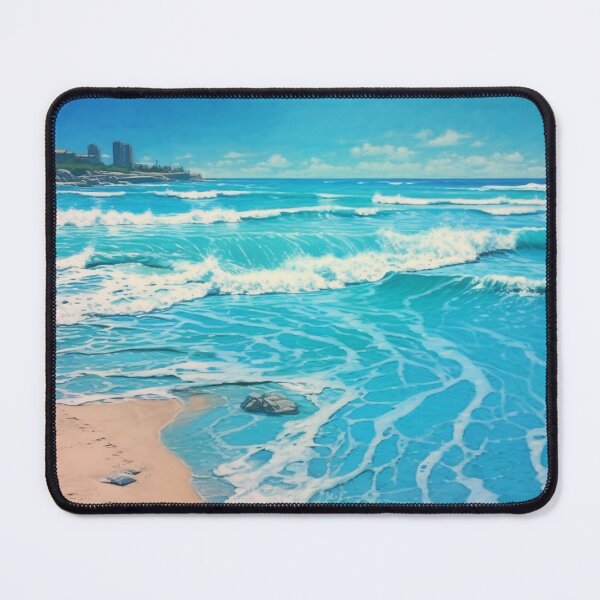 Item preview, "Black Storm over Pink-Turquoise Sea" designed and sold by Anthonny Barlan.