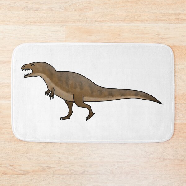 Item preview, Cute Acrocanthosaurus, brown dinosaur designed and sold by LilDinoBoy.