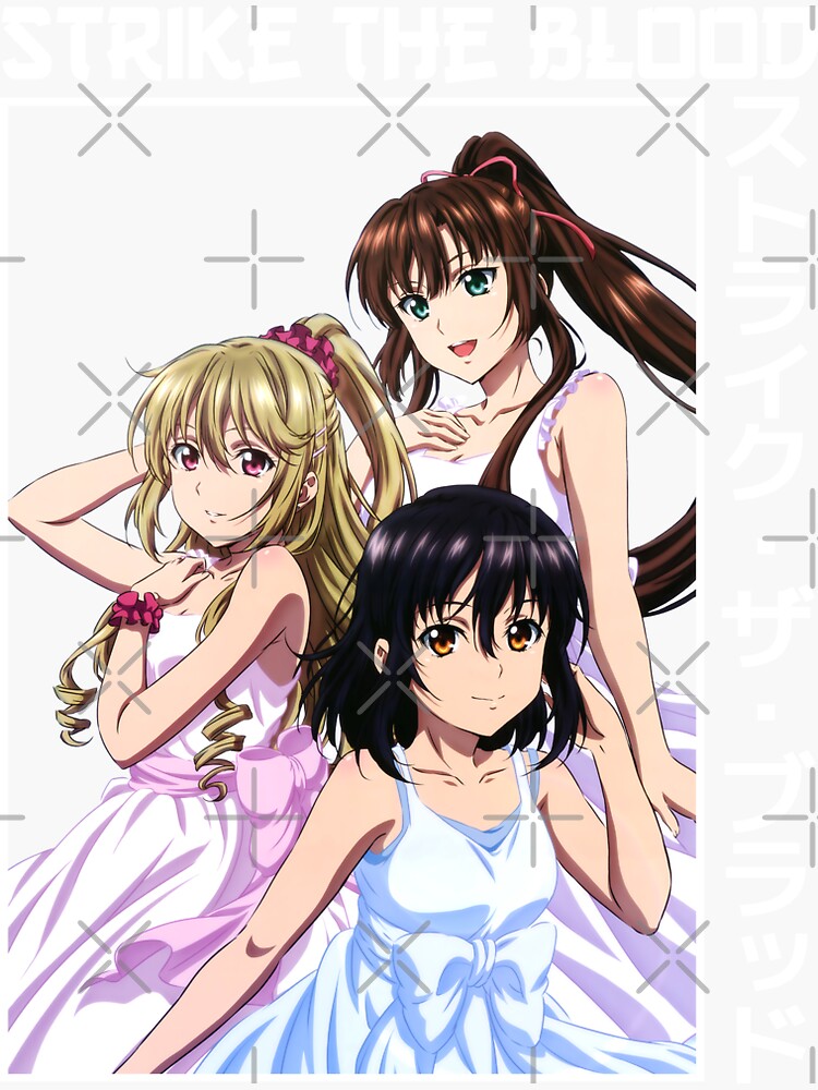 Kojou Akatsuki Strike the Blood Anime Girl Waifu Fanart Art Board