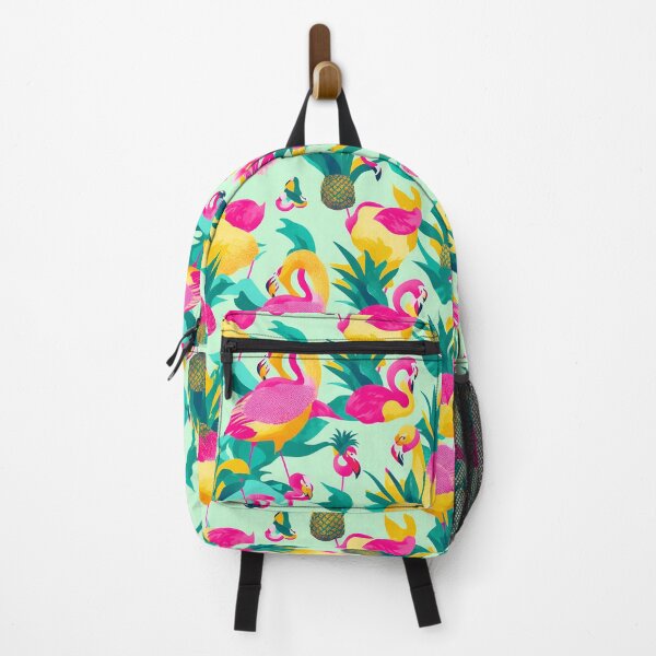 Item preview, Summer patterns with flamingos and pineapples designed and sold by Hot From Oven.