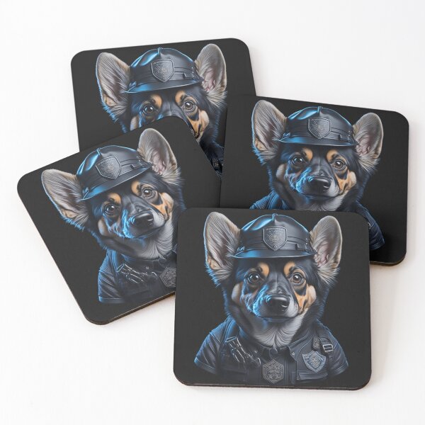 Item preview, Cute and Charming Fantasy Dog Police Officer Character designed and sold by PC-artist.