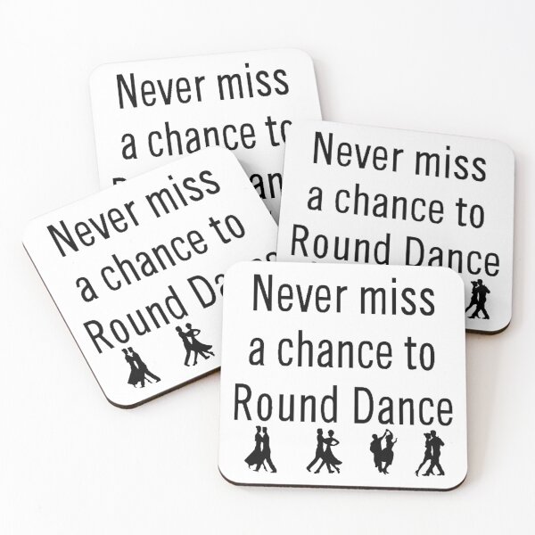 Item preview, Never Miss RD BLK designed and sold by Square Dancing Gifts & Merchandise.