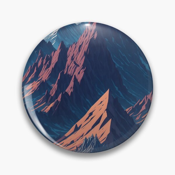Item preview, Adventure Awaits: Detailed Illustration of a Panoramic Mountain Landscape designed and sold by RedArtG09.
