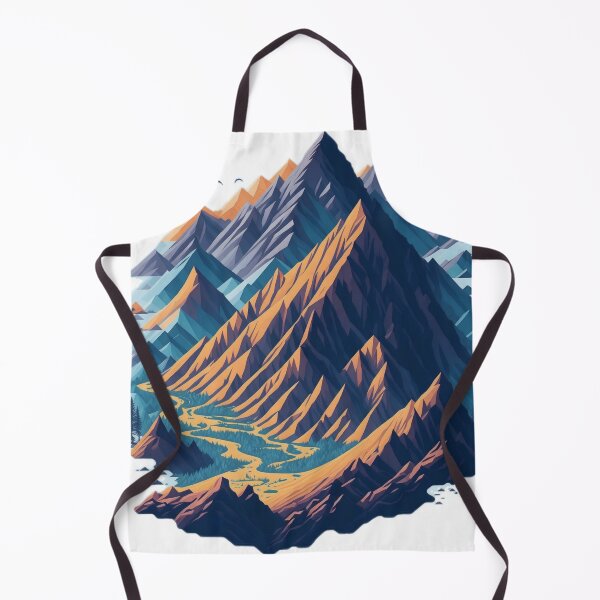 Item preview, Watercolour Wonder: Awe-Inspiring Mountain Landscape in Vibrant Hues designed and sold by RedArtG09.
