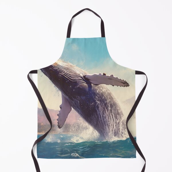 Item preview, Ocean Leap Majestic Whale designed and sold by Paintings By Simon .