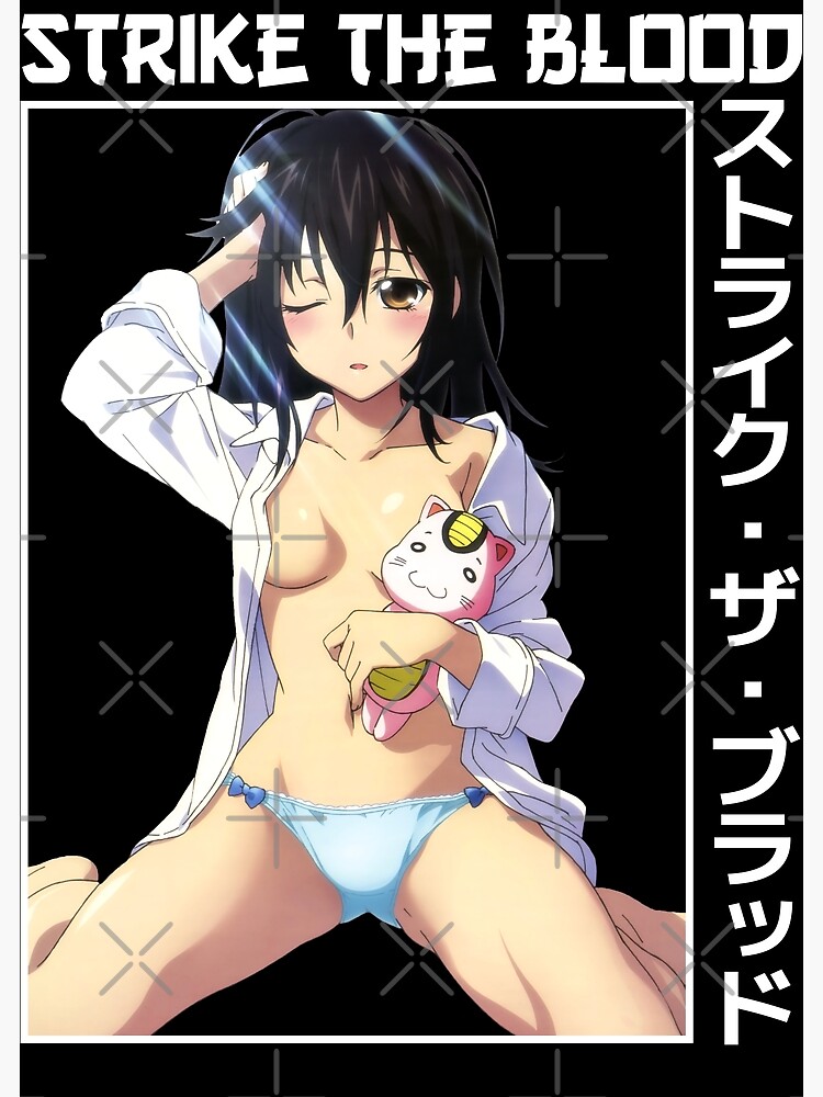 Yukina Himeragi Strike the Blood Anime Girl Waifu Fanart Poster