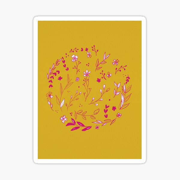 Vista previa del artículo con la obra «Flores sueltas», diseñado y vendido por PritiRawtoo.