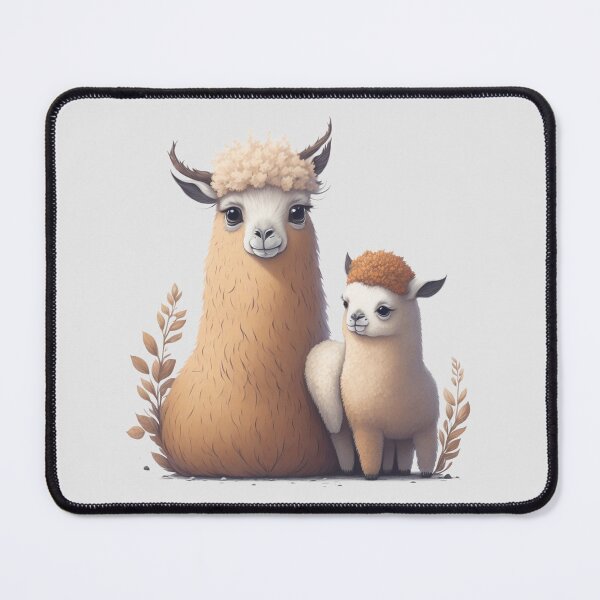 Item preview, Lovable Llama Love: A Delightful Mother and Baby Duo designed and sold by hudaG.